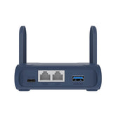 Z8118AX-A – Travel and Remote Work WiFi 6 Router with Type-C Power, AX2975 Pocket Size DDR4 512MB Gigabit